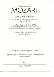 Laudate Dominum, Nr. 5 aus KV 339