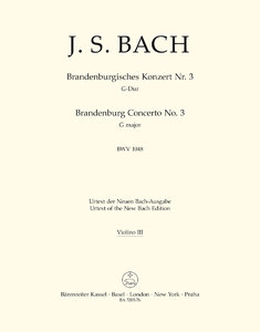 Brandenburgisches Konzert Nr. 3 G-Dur BWV 1048