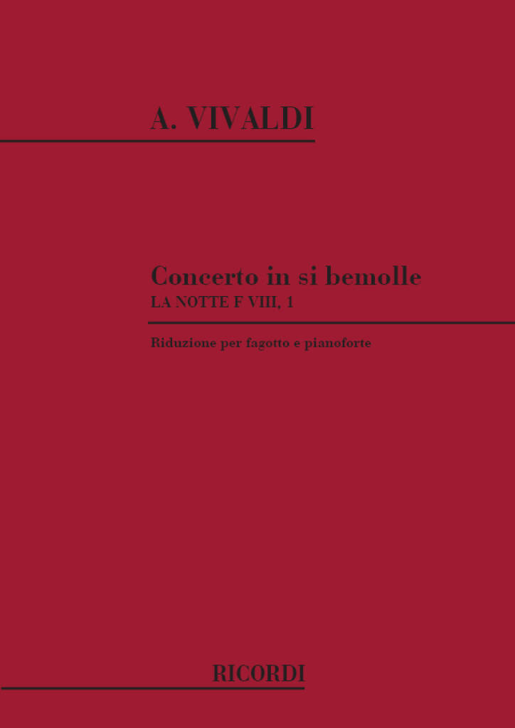 Concerto B-Dur F 8 / 1 La Notte T