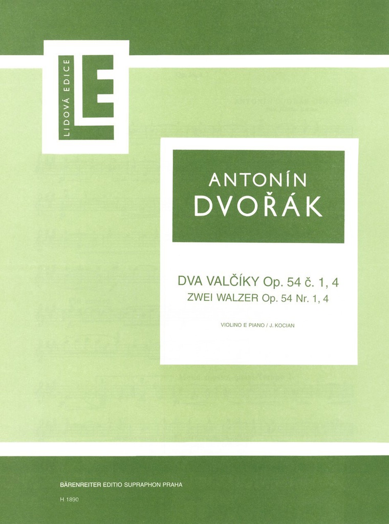 Walzer A-Dur & Des-Dur op. 54 / 1