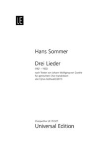 Drei Lieder nach Texten von Johann Wolfgang Goethe