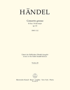 Concerto grosso B-Dur op. 3/1 HWV 312