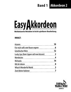 Easy Akkordeon Band 1 - Akkordeon 2