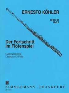 Der Fortschritt im Flötenspiel op. 33 Band 1; 15 leichte Übungsstücke