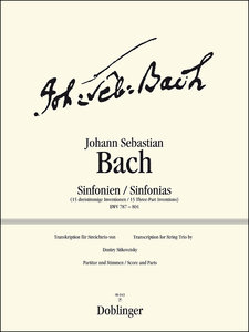 15 Sinfonien BWV 787-801 (Inventionen)