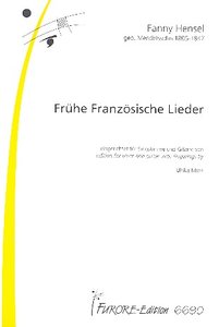 Frühe Französische Lieder (1820-1822)