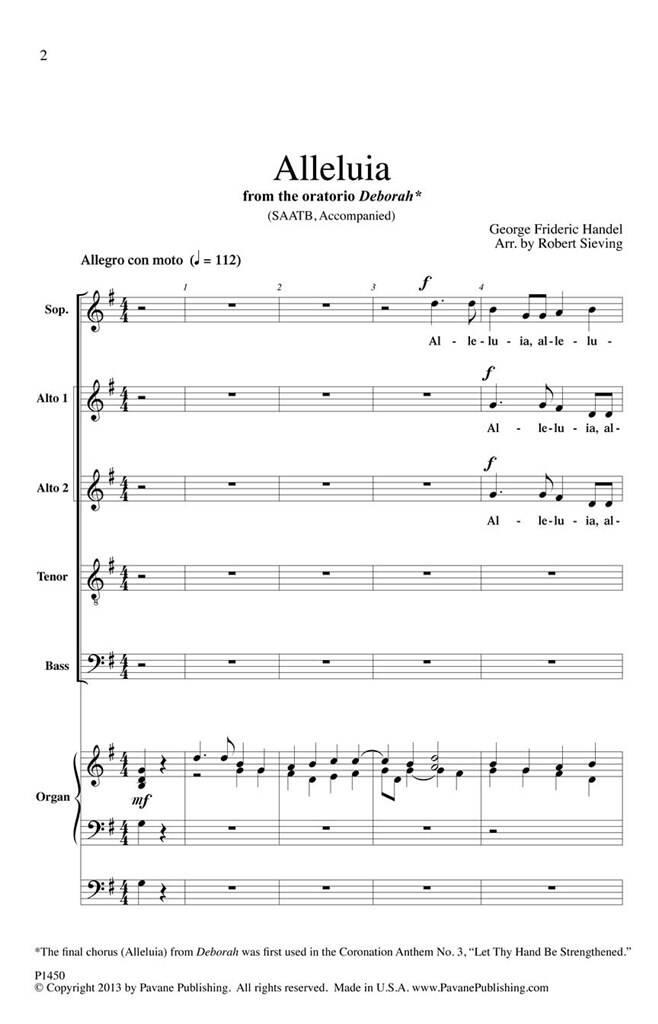 Alleluia, aus "Deborah"