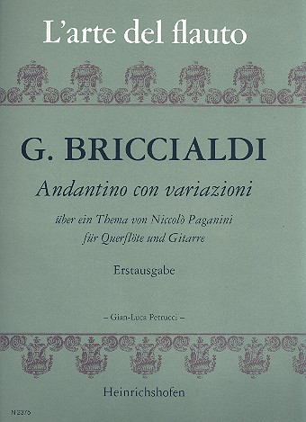 Andantino con variazioni über ein Thema von Niccolo Paganini