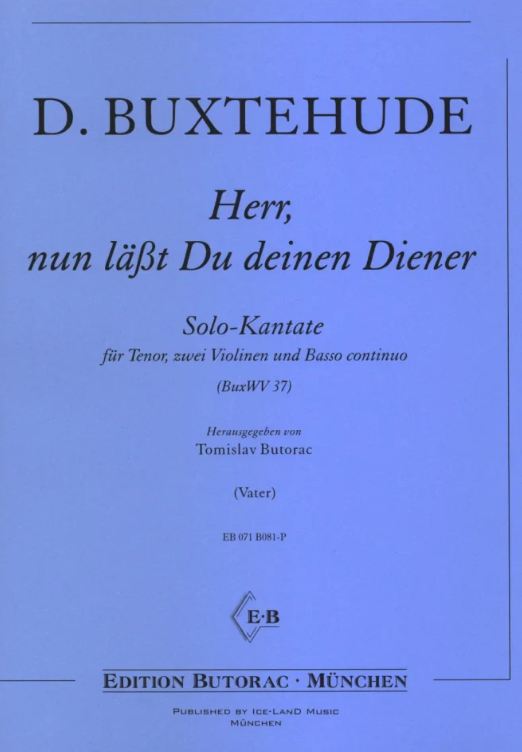 Herr, nun läßt du deinen Diener, BuxWV 37