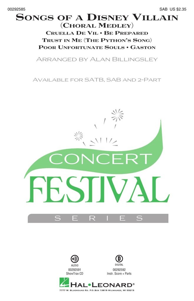 Songs of a Disney Villain - Choral Medley