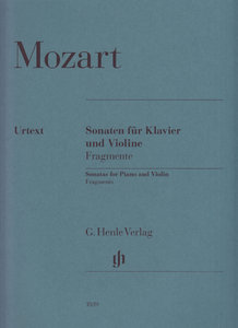 Sonaten für Violine und Klavier - Fragmente
