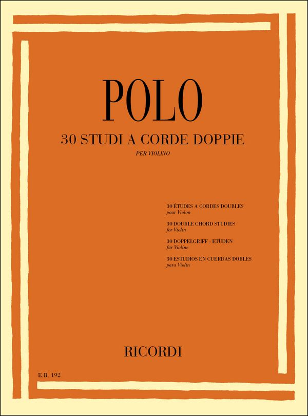 30 Studi a Corde Doppie