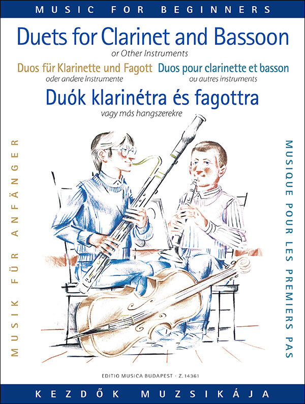 Duos für Klarinette und Fagott (oder Violoncello) für Anfänger