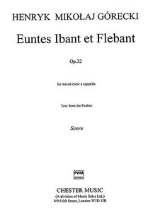 Euntes ibant et flebant, op. 32