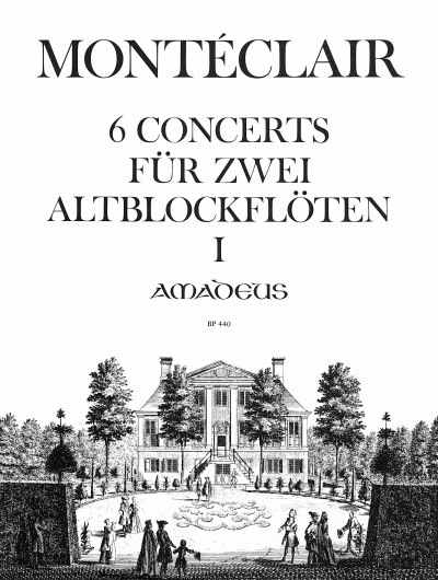 6 Concerts für zwei Altflöten Band 1/ 1-3