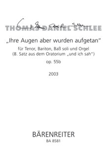 Ihre Augen aber wurden aufgetan, op. 55b (2003)