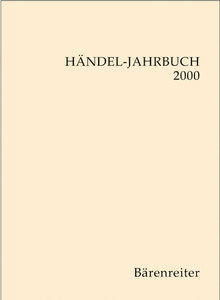 Händel-Jahrbuch 2000