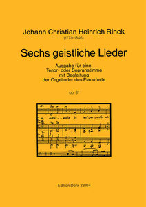 Sechs geistliche Lieder, op. 81