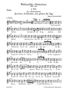 Weihnachtsoratorium, BWV 248