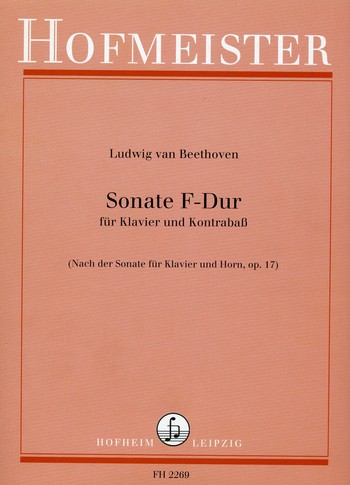Sonate F-Dur op. 17 (nach der Horn Sonate)