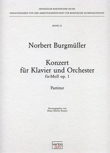 Klavierkonzert fis-moll op. 1