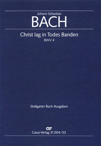 Christ lag in Todesbanden, BWV 4