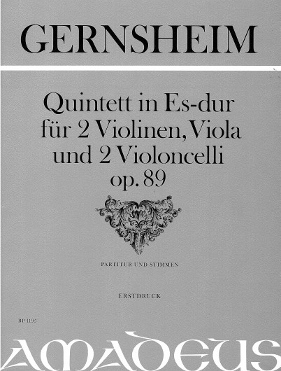 Quintett Es-Dur op. 89