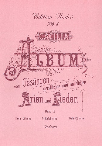 Cäcilia Album, Band 2 hoch