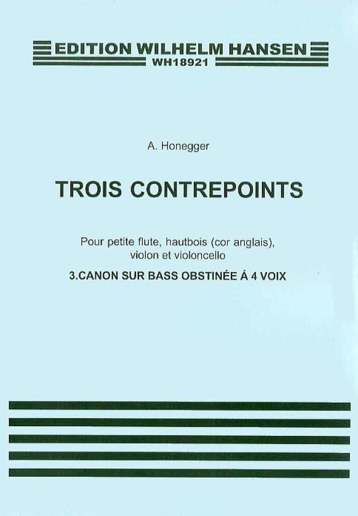 Canon, Nr. 3 aus "3 Contrapunctus"