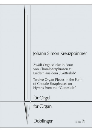 12 Orgelstücke in Form von Choralparaphrasen zu Liedern aus dem Gotteslob