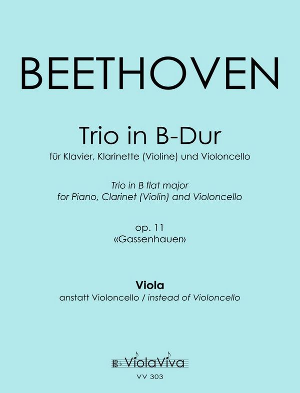 Trio B-Dur op. 11 "Gassenhauer"