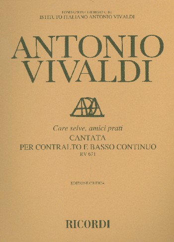 Care selve amici prati RV 671