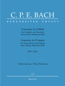 Cembalokonzert d-moll nach Johann Sebastian Bach BWV 1052a