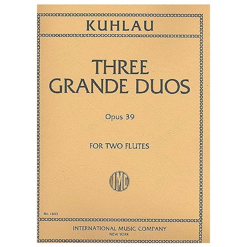 3 Grande Duos op. 39