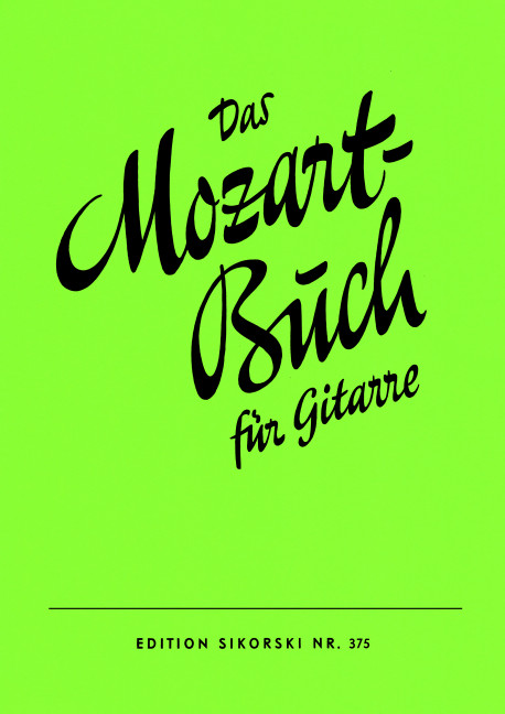 Das Mozart Buch für Gitarre