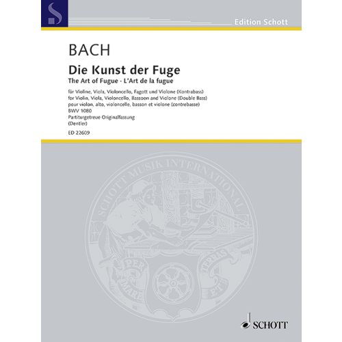 Die Kunst der Fuge BWV 1080