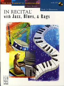 In Recital with Jazz Blues & Rags Book 2