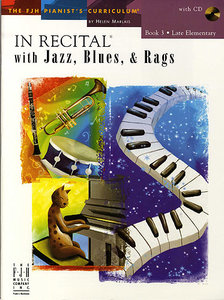 In Recital with Jazz Blues & Rags Book 3