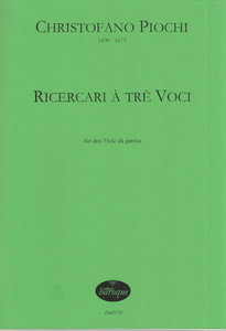 Il Terzo Libro di Ricercari a tre voci