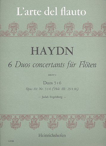 6 Duos concertants op. 101 Band 3 (Nr. 5- 6 Hob. III:29-30)