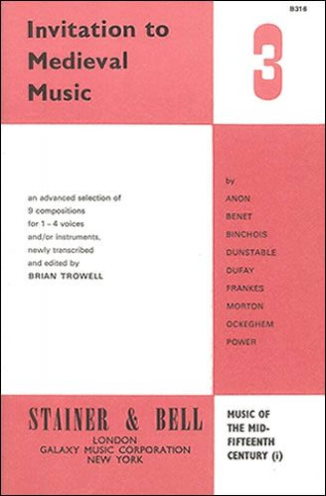 Invitation to Medieval Music 3
