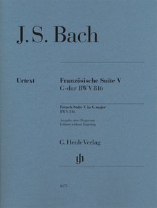 Französische Suite Nr. 5 G-Dur BWV 816