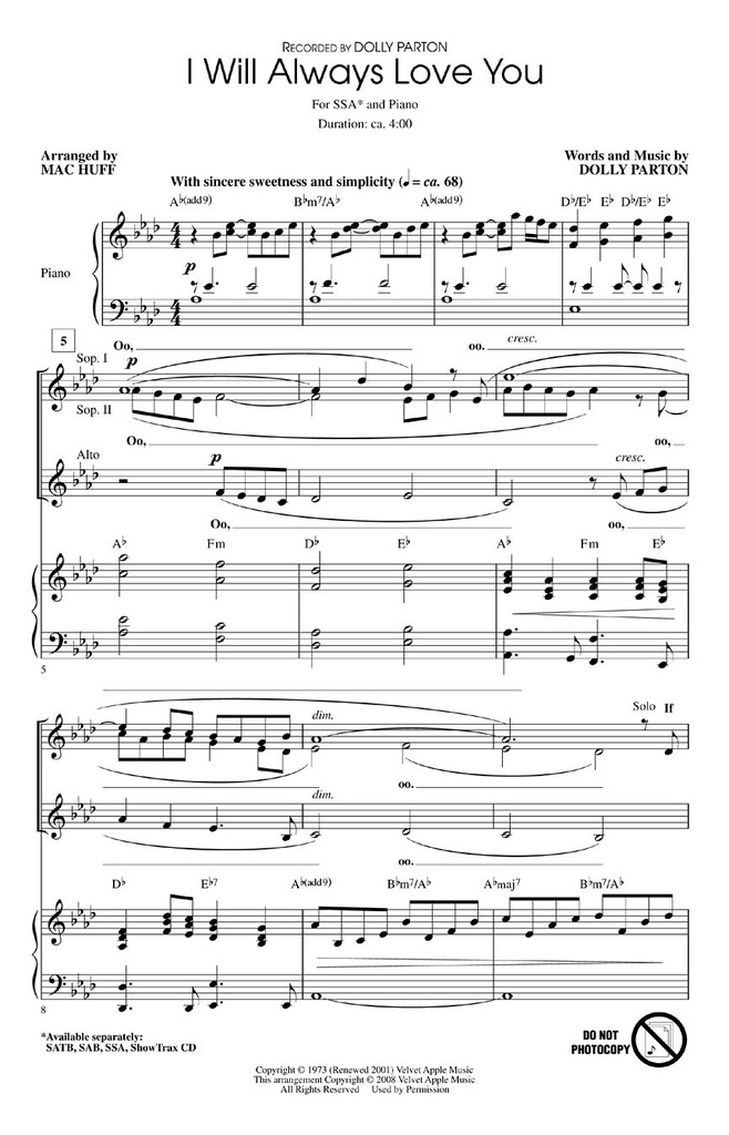 I will always love you