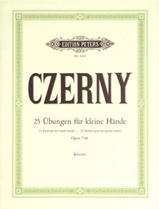 25 Übungen für kleine Hände op. 748