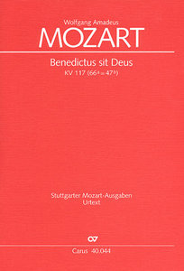 Benedictus sit Deus, KV 117