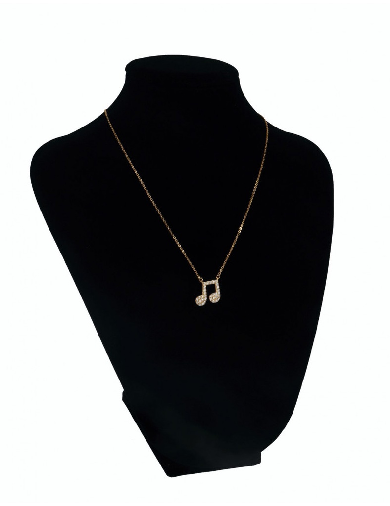 Necklace Quaver Gold Plated