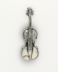 Anstecker Violine Zinn