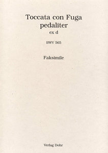Toccata con Fuga pedaliter ex d BWV 565