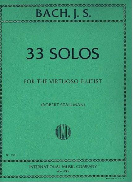 33 Solos for the virtuoso Flutist