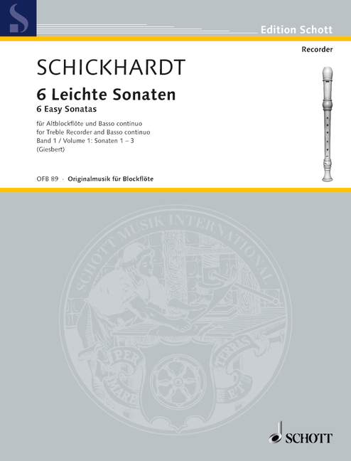 6 Leichte Sonaten Heft 1